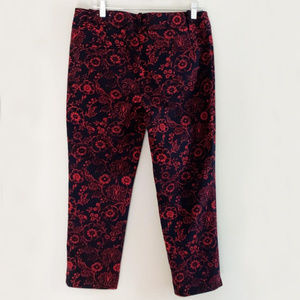 Loft Scarlet Floral Riviera Pants in Marisa Fit
